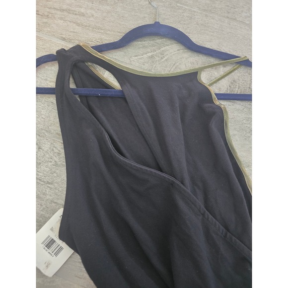 Free People Toast to That‎ Mini Black Dress Asymmetrical Cutout Cocktail Party S - Picture 8 of 10